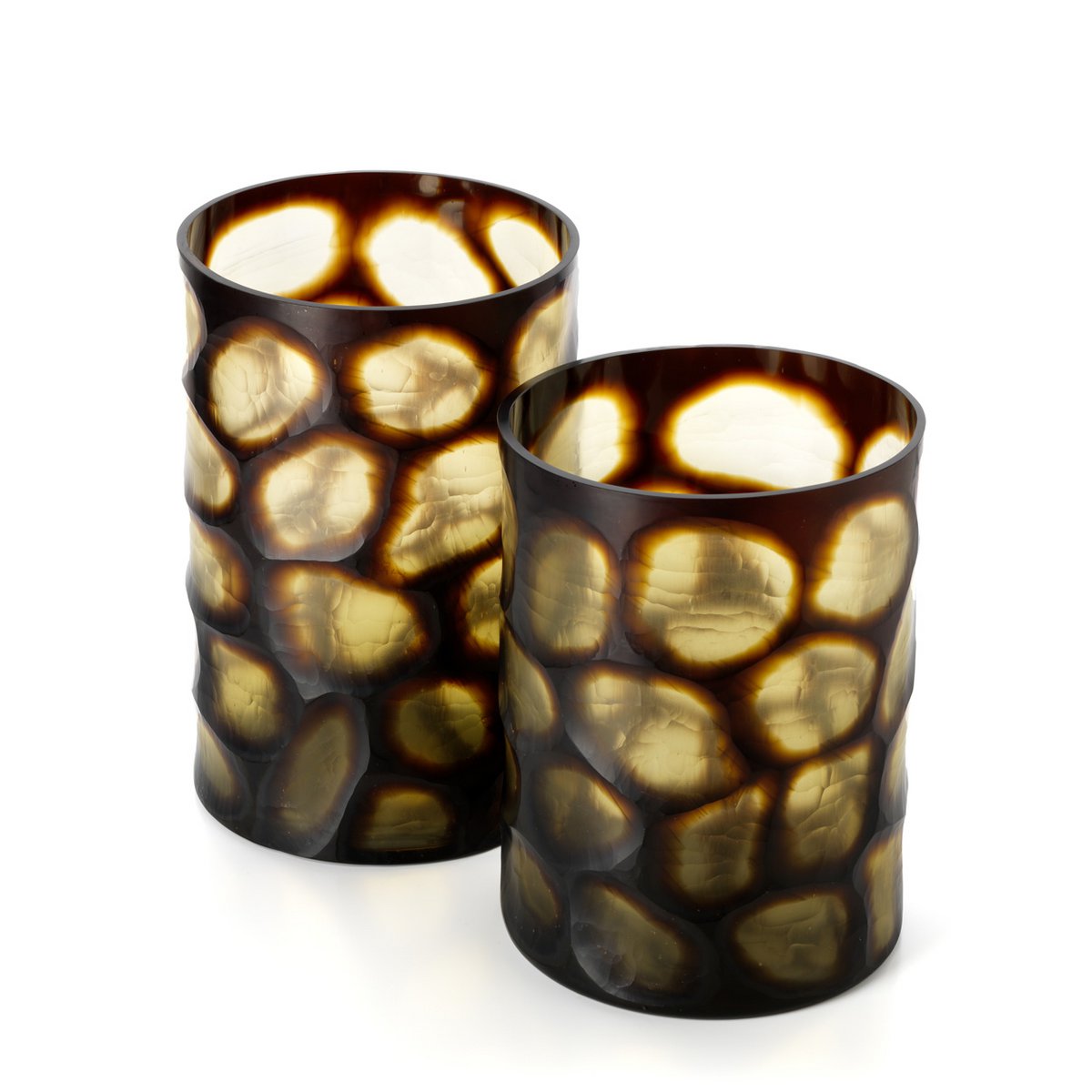 VAGUE DORÉE VASE - 31cm
