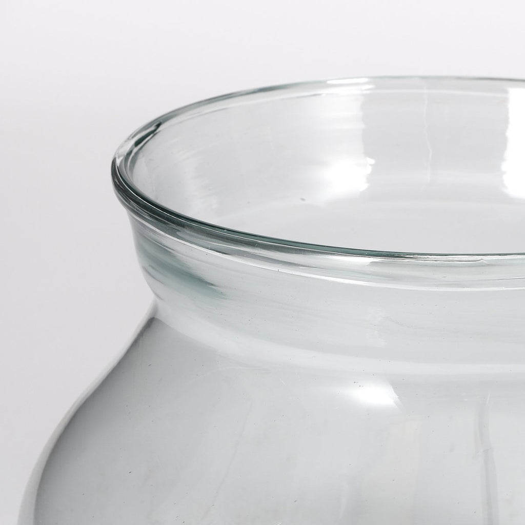VIVENNE VASE AUS RECYCELTEM GLAS - Ø27cm