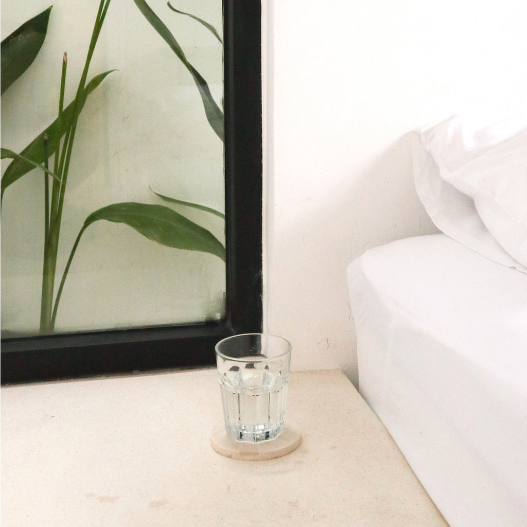 MARMOR UNTERSETZER (WEIß)