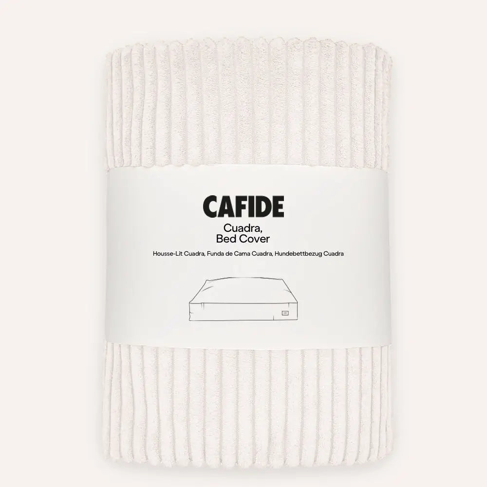 CUADRA HUNDEBETT WECHSELBEZUG CORD (WEIß)