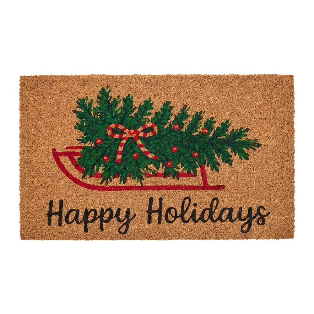 Weihnachtsfußmatte Happy Holidays 75 x 45 cm