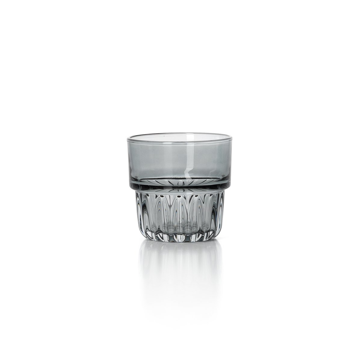 FACETED TUMBLER (GRAU)