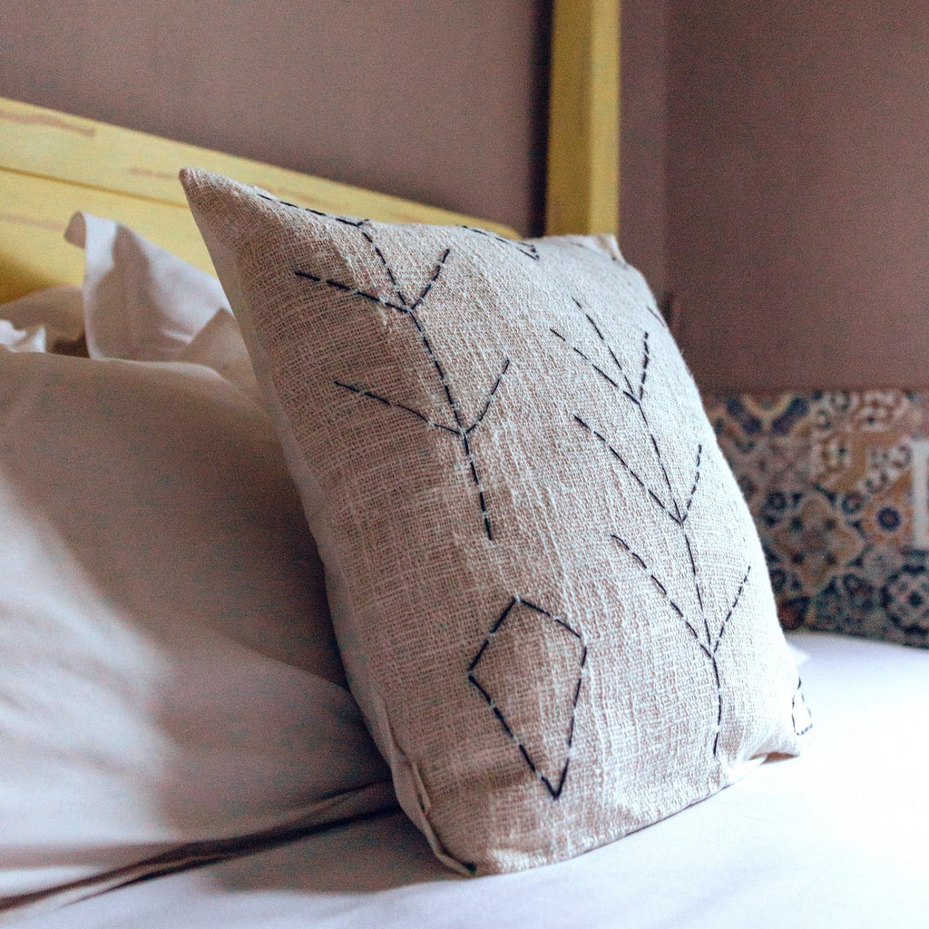 HANDGEWEBTER KISSENBEZUG