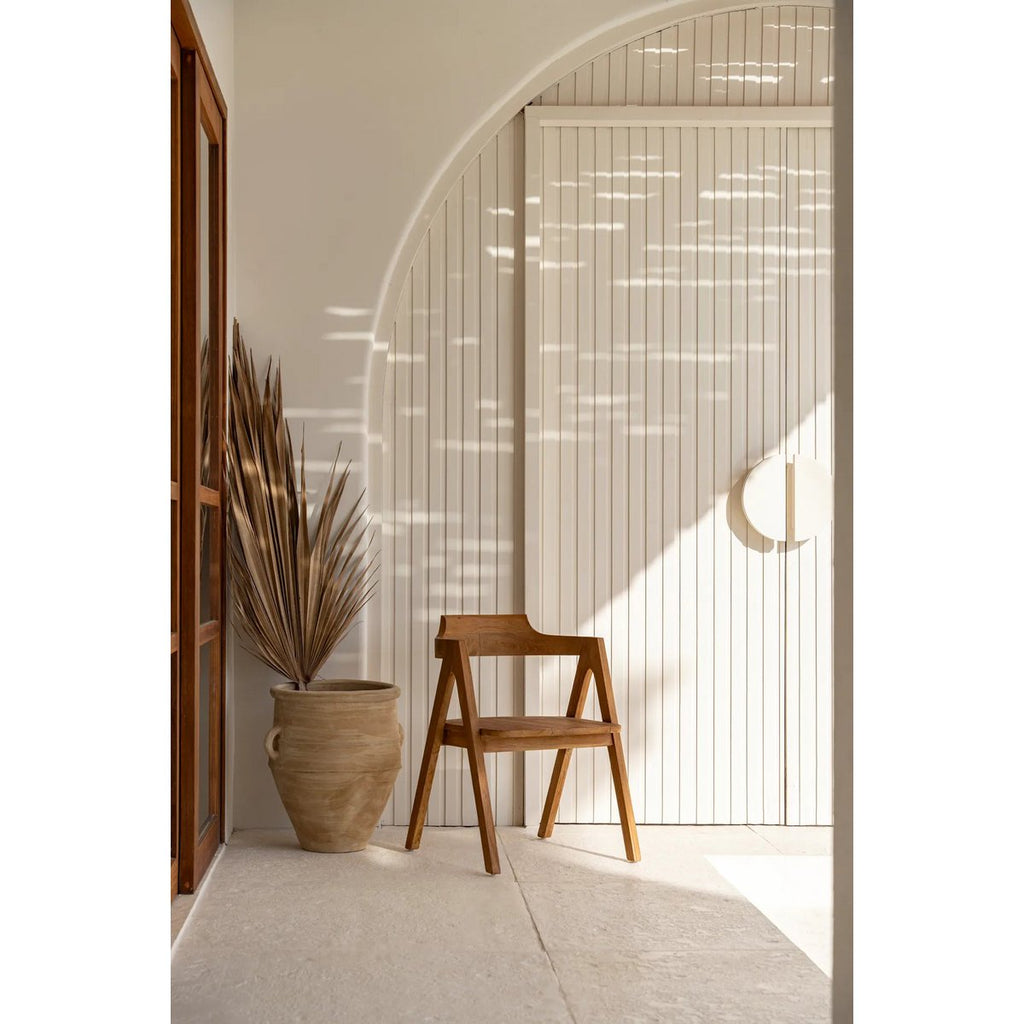 OUTDOOR STUHL AUS TEAKHOLZ