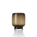 SMOKY CUBE VASE - 19cm