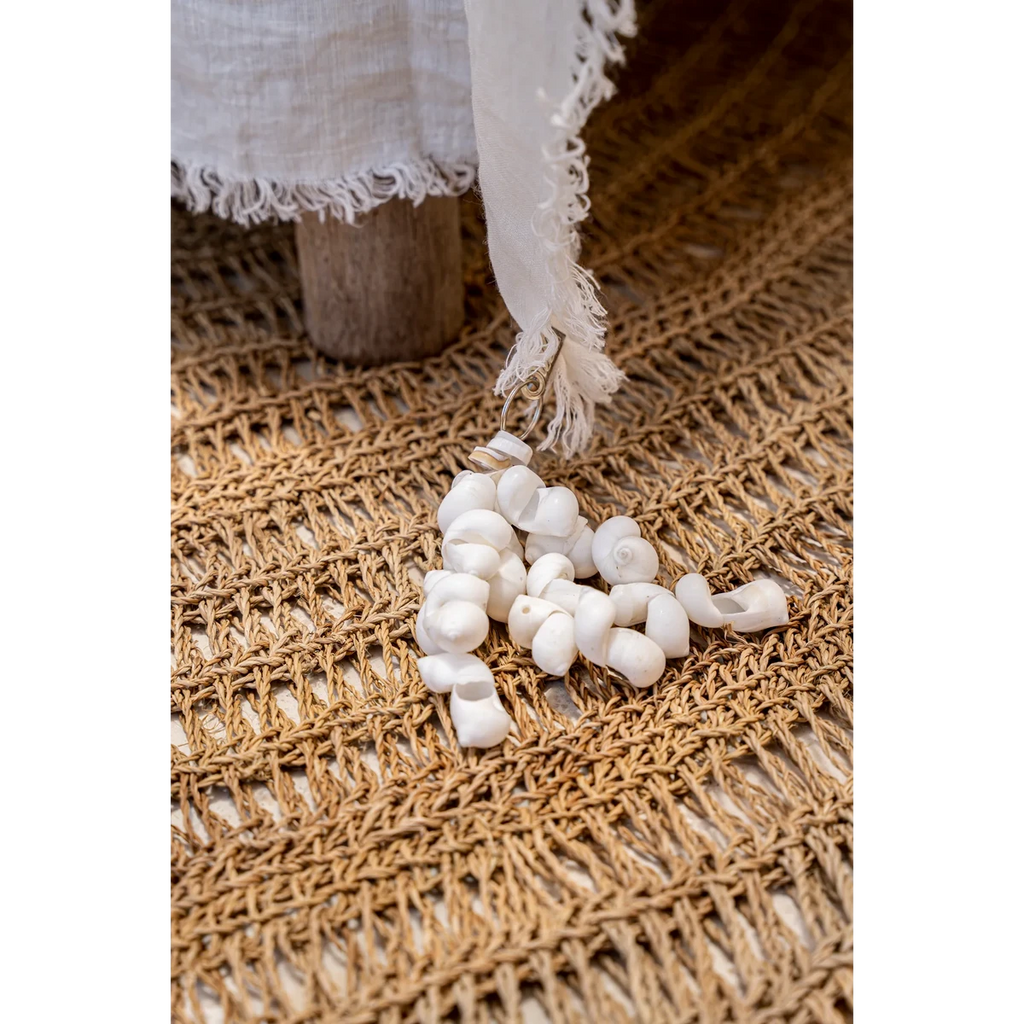 TISCHTUCHHALTER AUS MUSCHELN (4 Stk.)