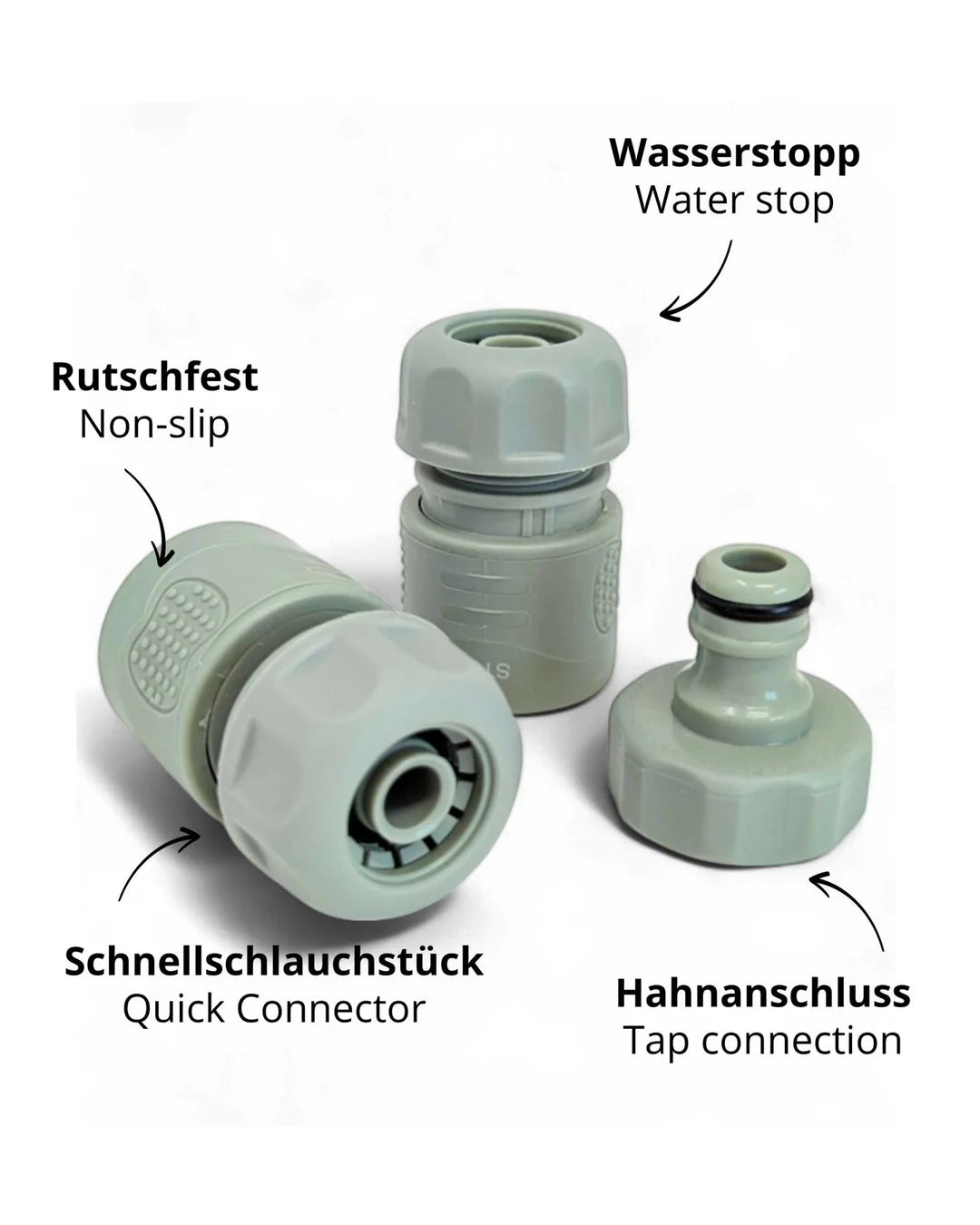 LIVLIG GARTENSPRITZE SET KUNSTSTOFF (AUTHENTIC ANTHRACITE)