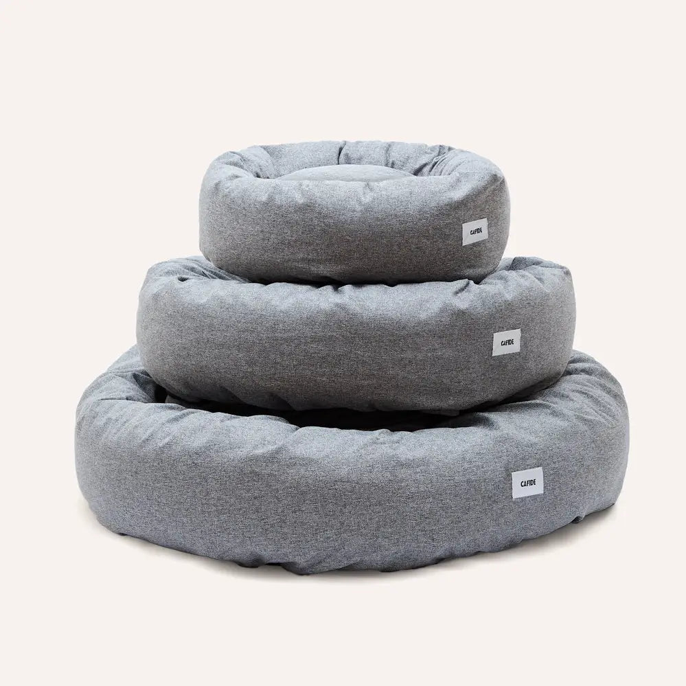 NUBA HUNDEBETT AUS CHENILLE (GRAU)