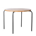 RETRO KINDERTISCH AUS MANGOHOLZ (SCHWARZ)