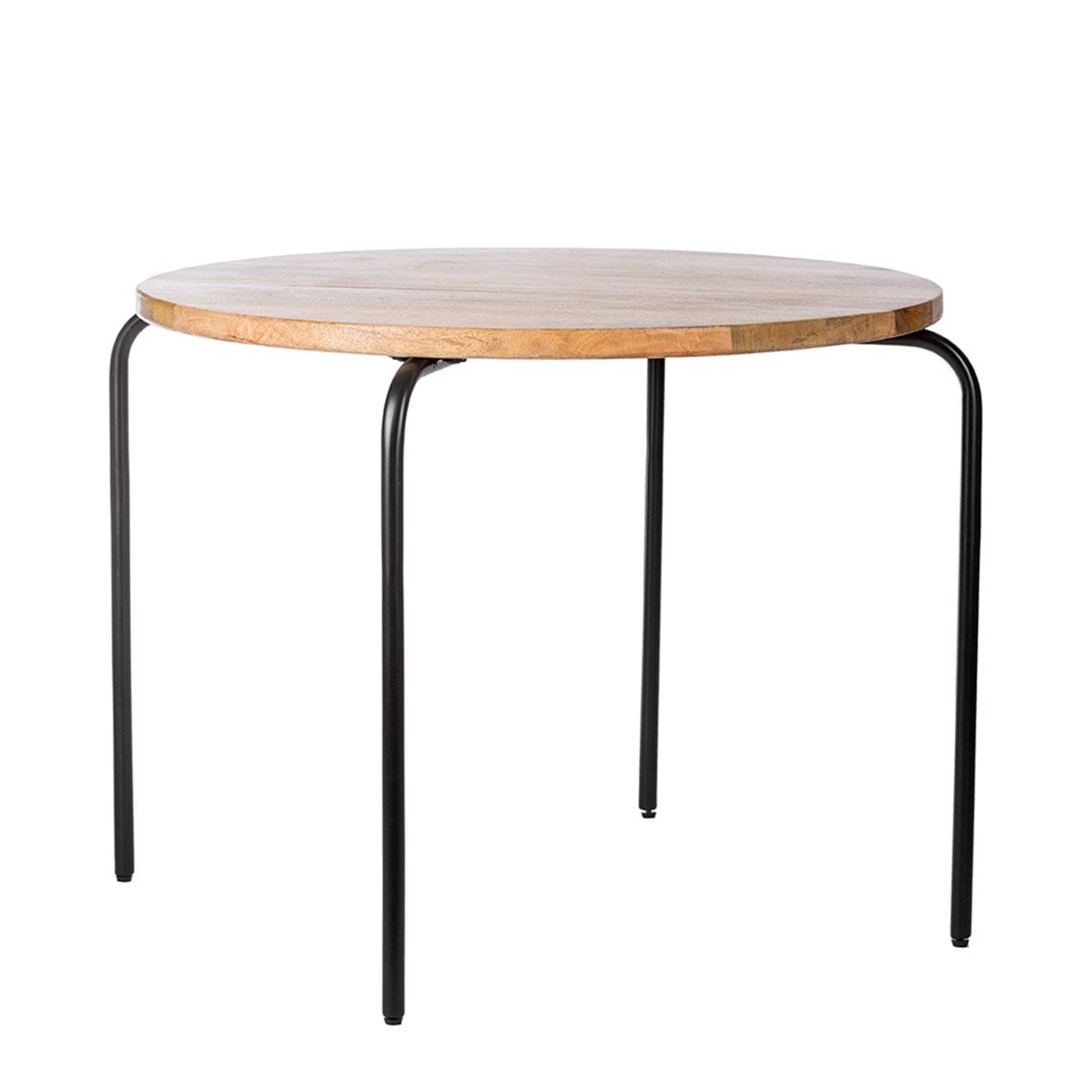 RETRO KINDERTISCH AUS MANGOHOLZ (SCHWARZ)