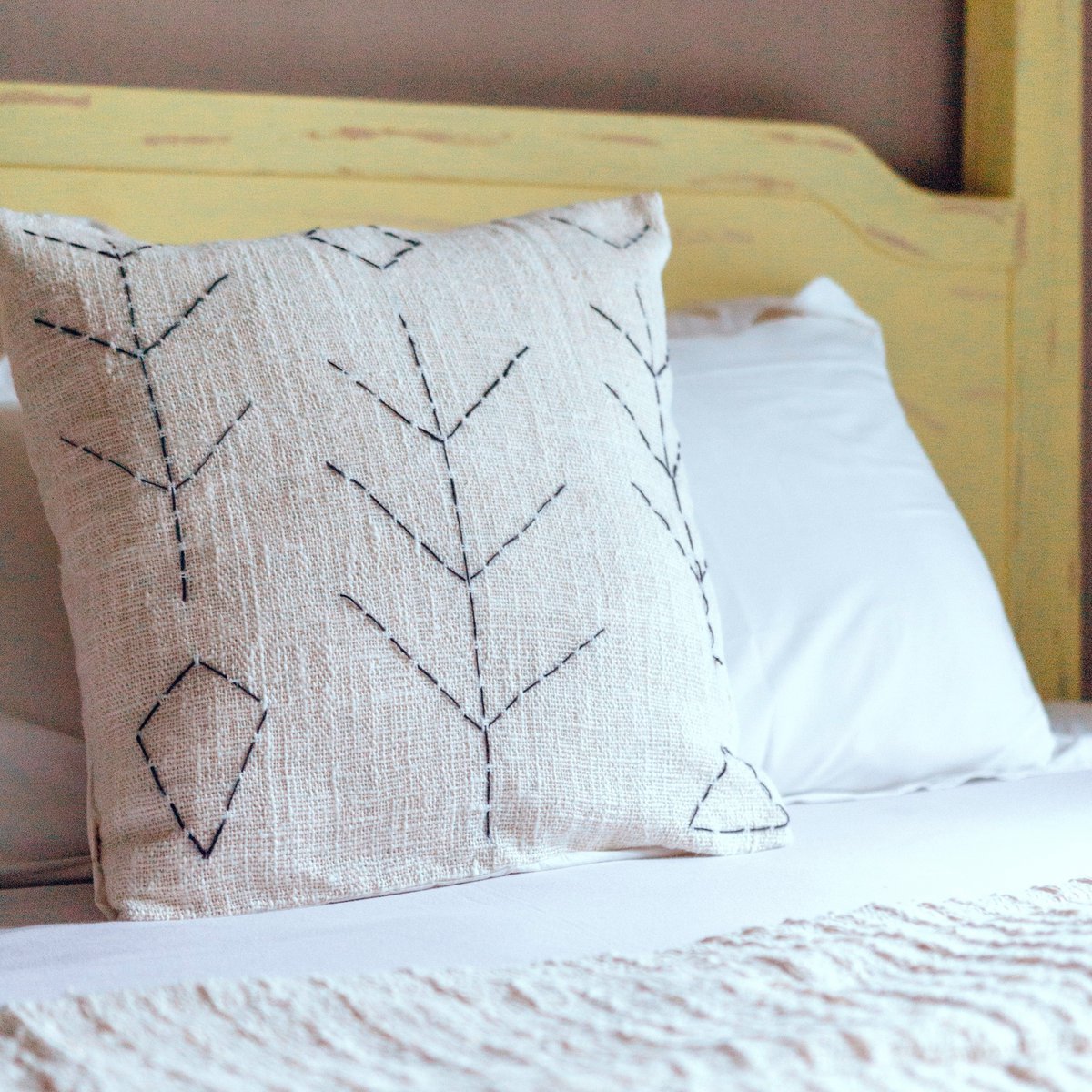 HANDGEWEBTER KISSENBEZUG