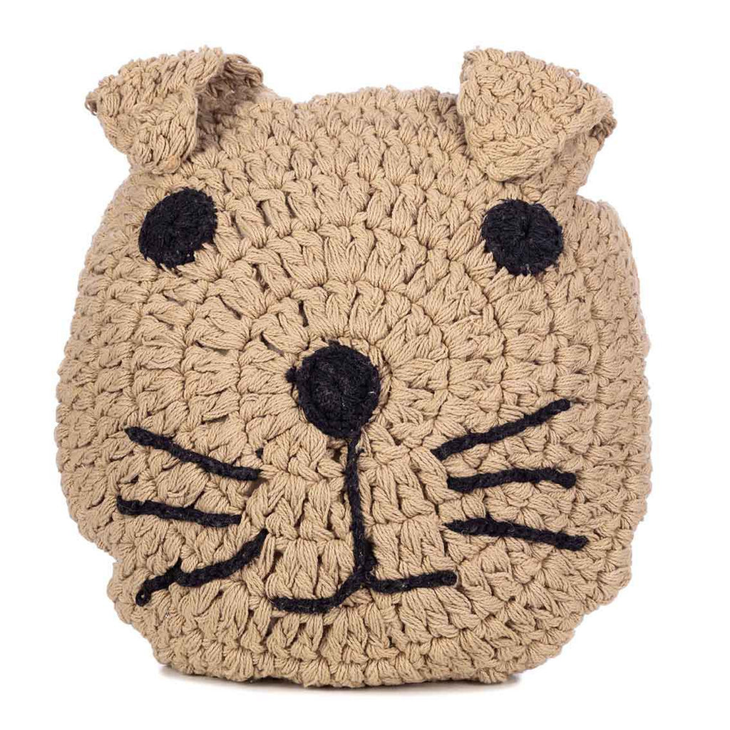 GEHÄKELTES KISSEN - KATZE