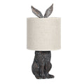 TISCHLAMPE HASE (GRAU/BEIGE)