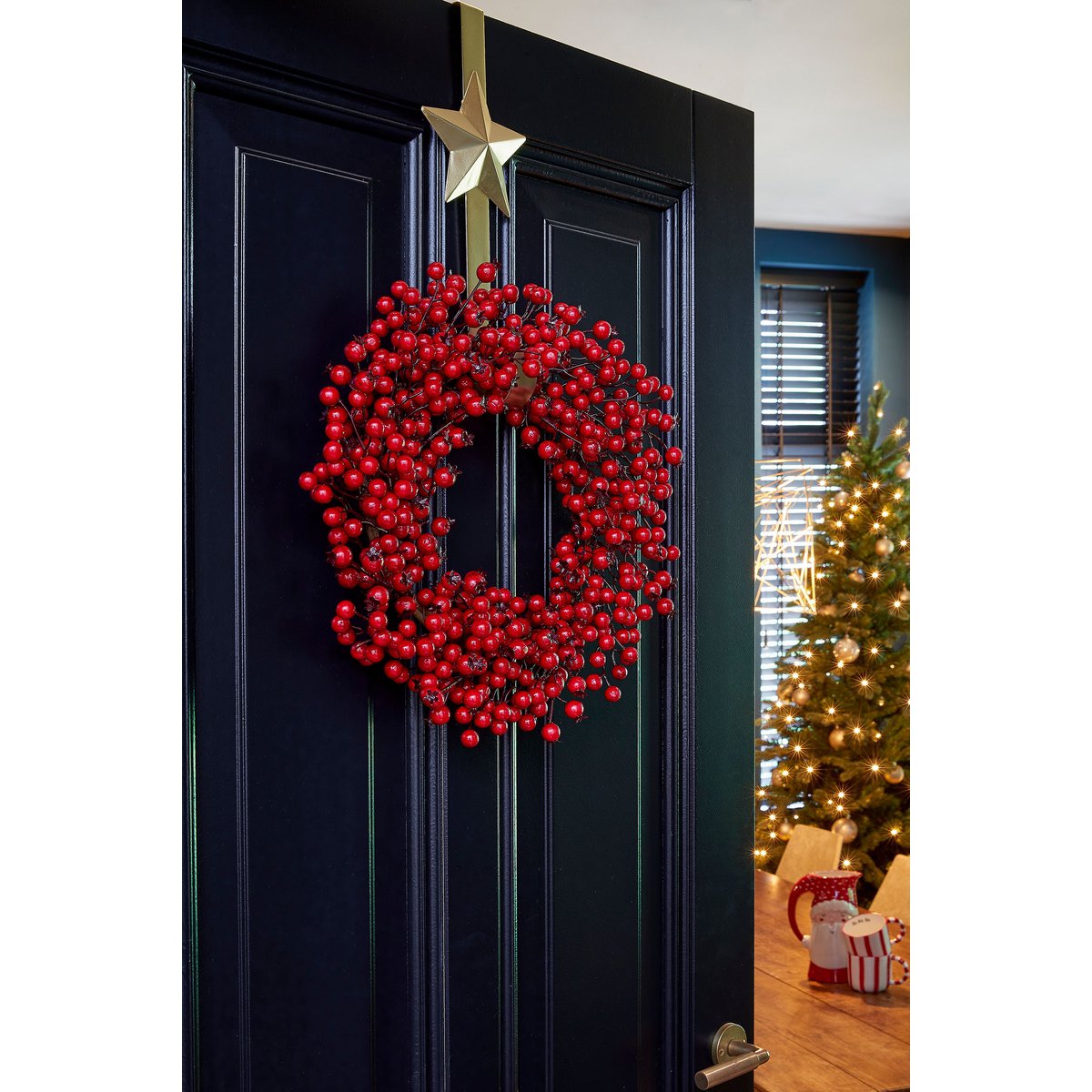 WEIHNACHTSKRANZ MIT BEEREN - Ø50cm