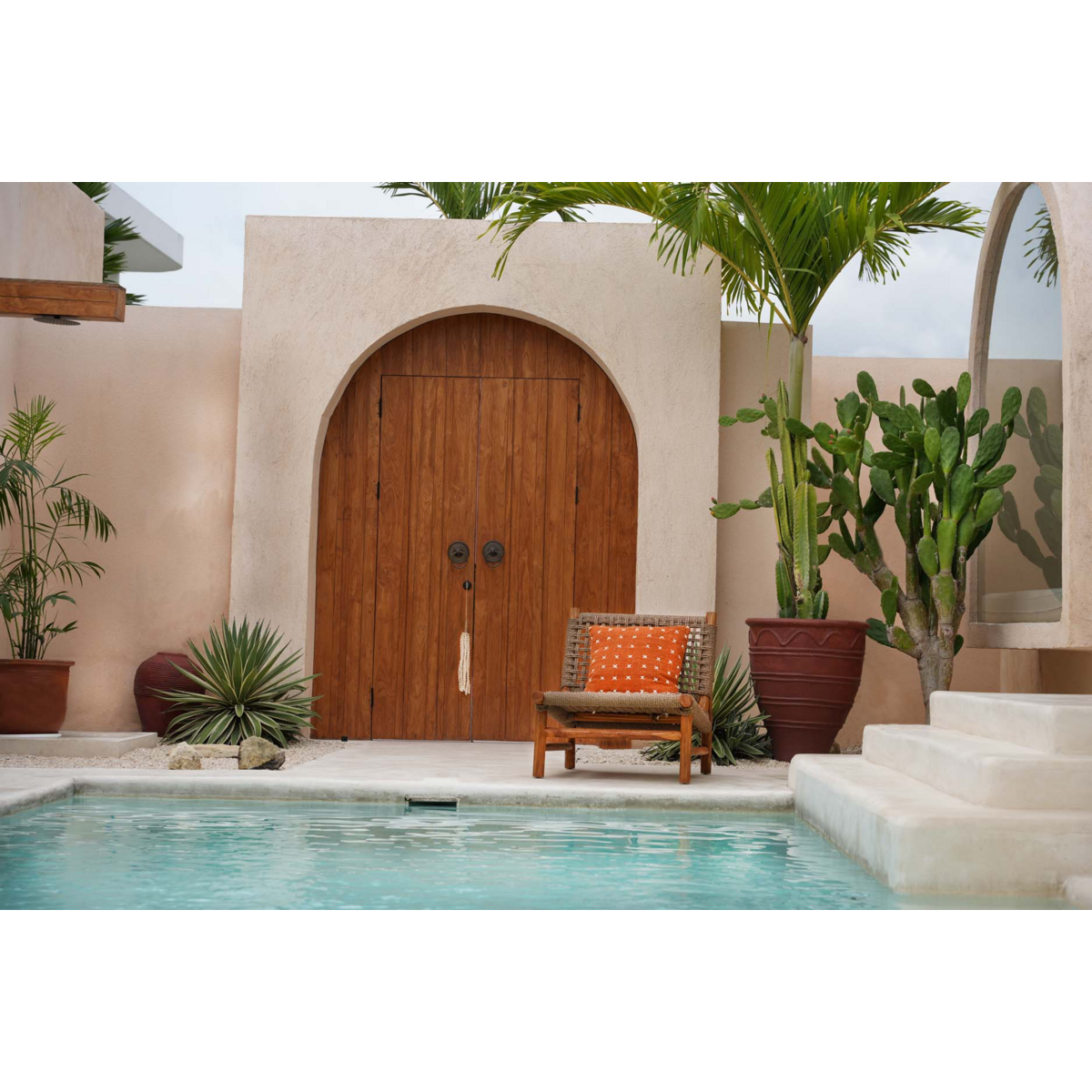 KISSENBEZUG TERRAKOTTA AUS BAUMWOLLE