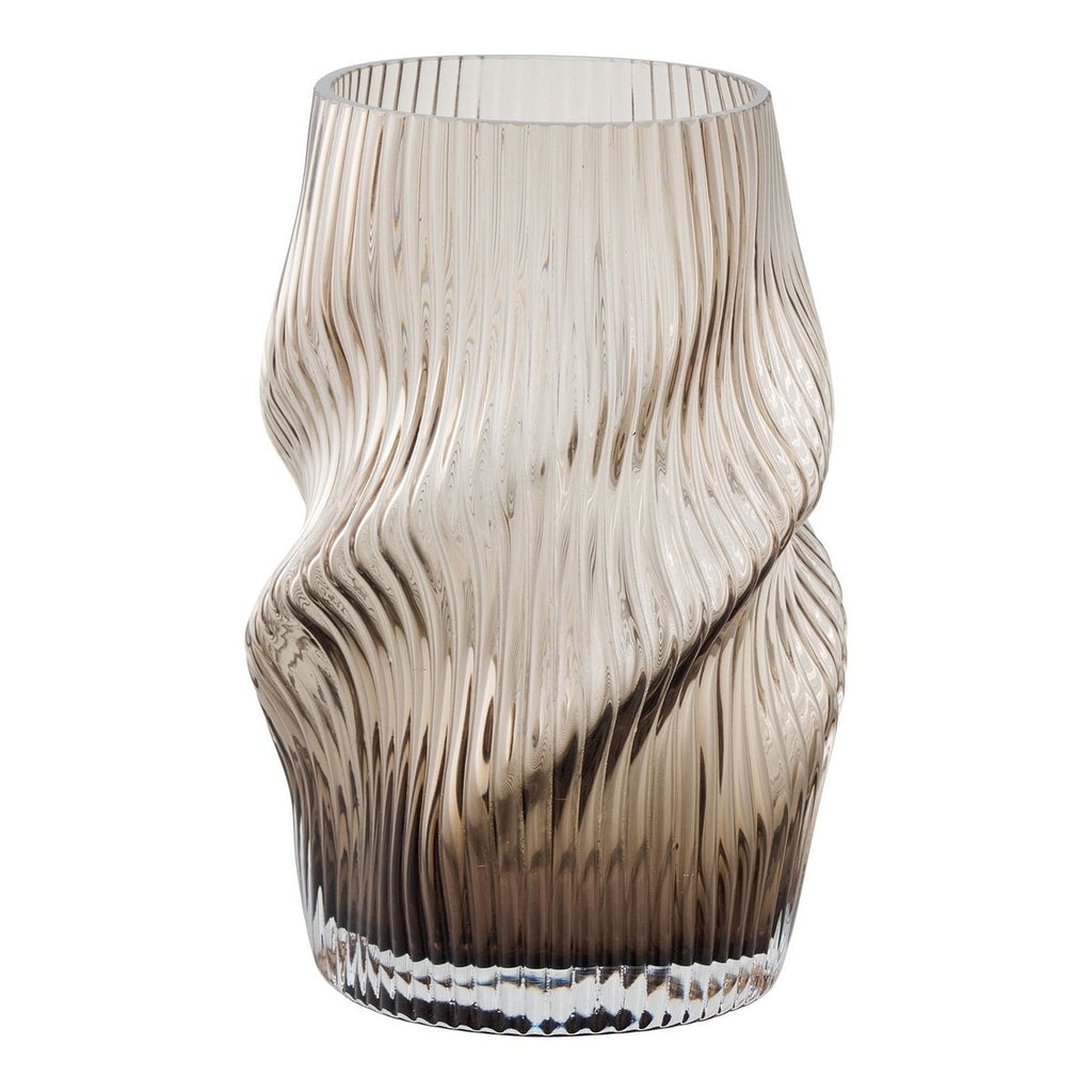 MUNDGEBLASENE VASE AUS GLAS - 25cm