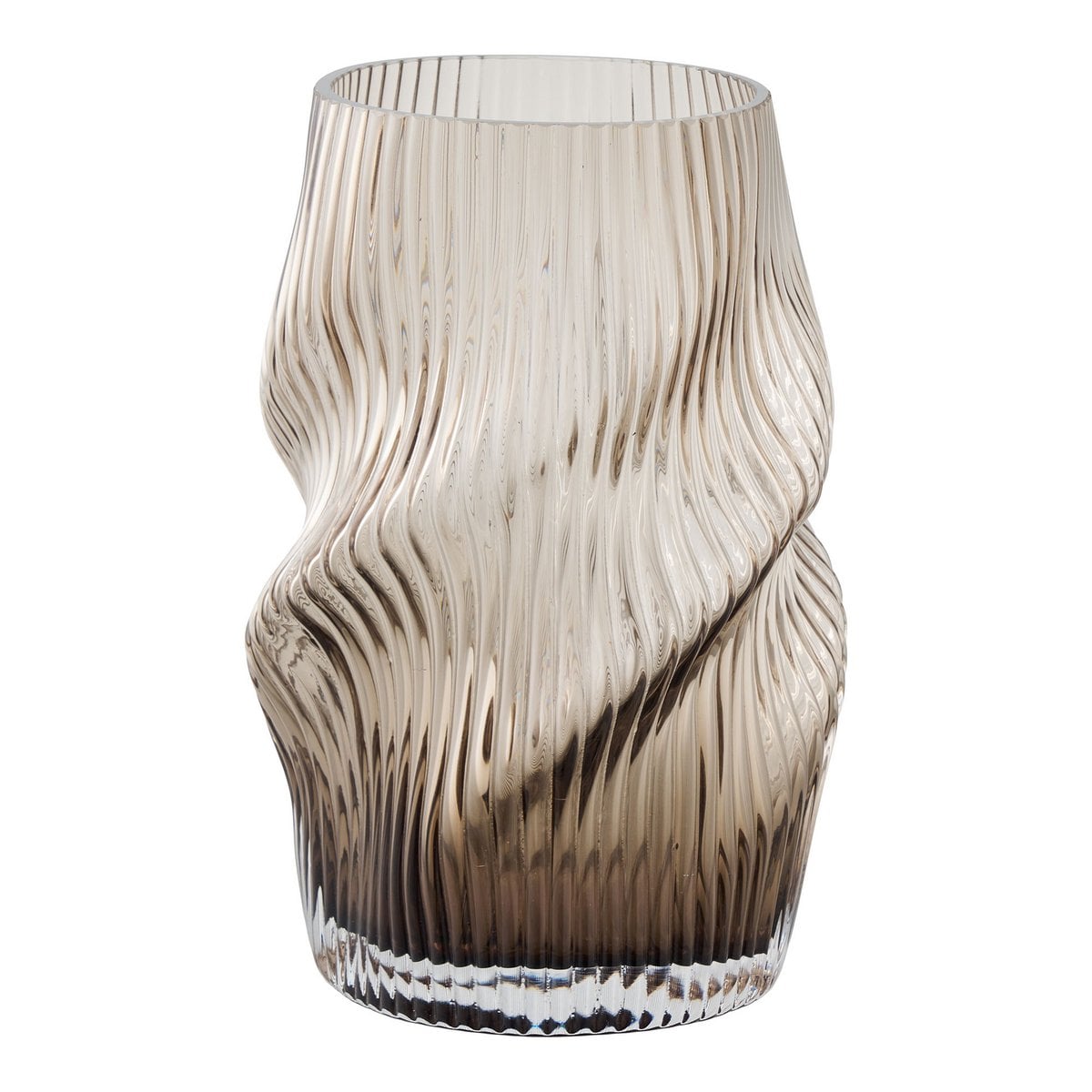 MUNDGEBLASENE VASE AUS GLAS - 25cm