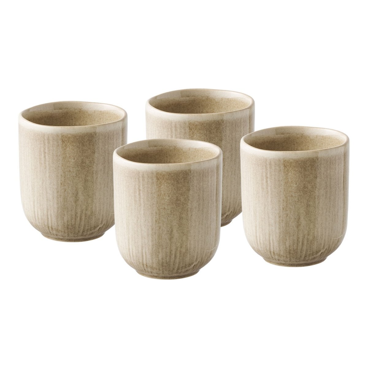 VIOLA KERAMIKBECHER BEIGE (4 Stk.)