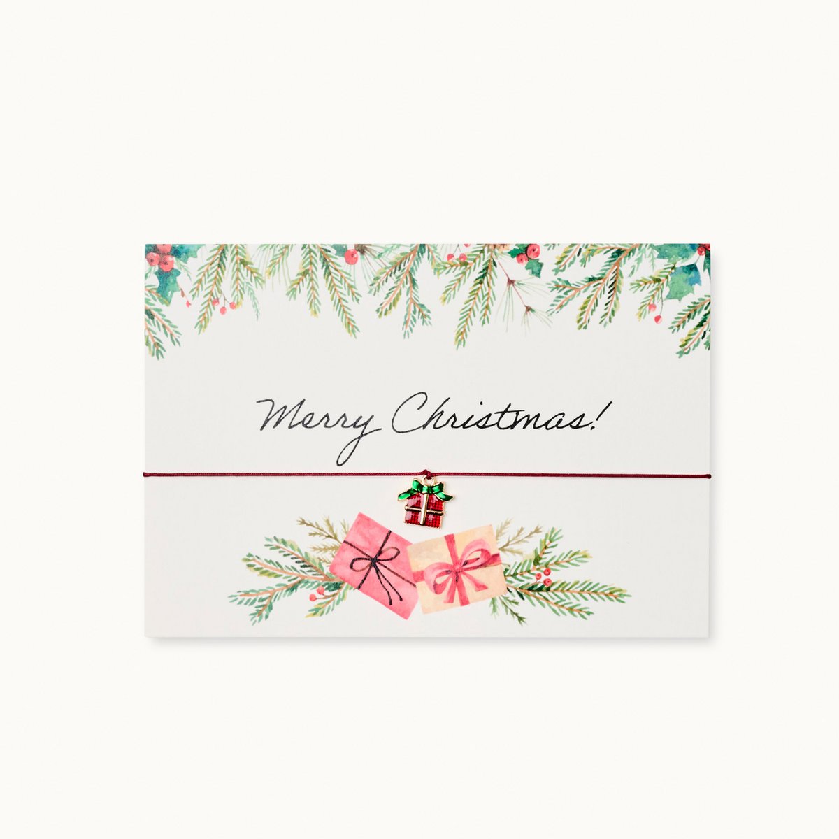 ARMBAND-KARTE | MERRY CHRISTMAS GESCHENK