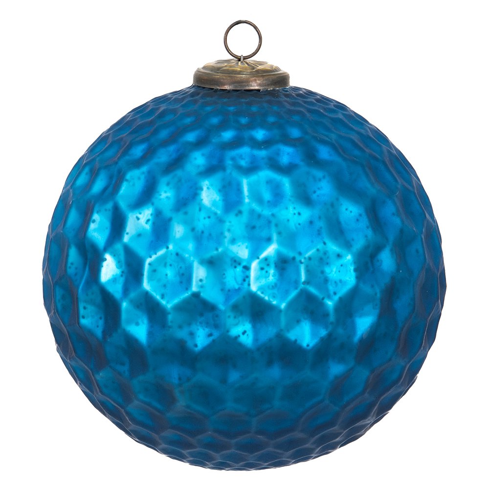 WEIHNACHTSKUGEL XL BLAU - 25 cm