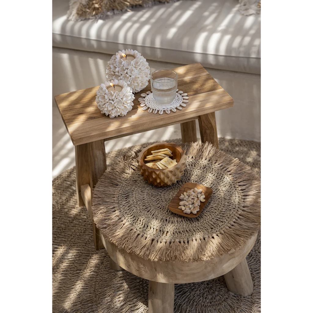 GEHÄKELTE BAST TISCHUNTERLAGE - 45cm