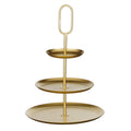 RAMA ETAGERE MIT 3 EBENEN (GOLD) - 55cm