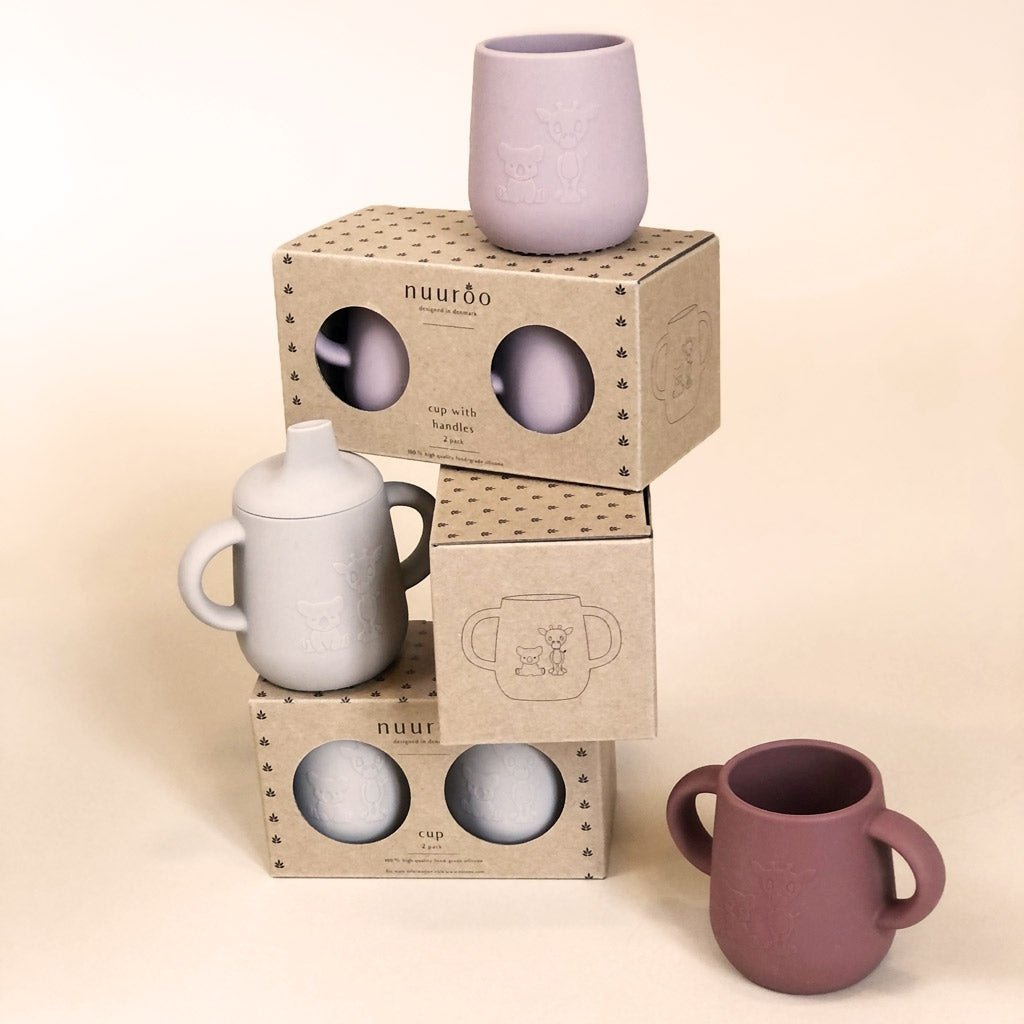 SILIKONBECHER (ROSA) - 2Stk.