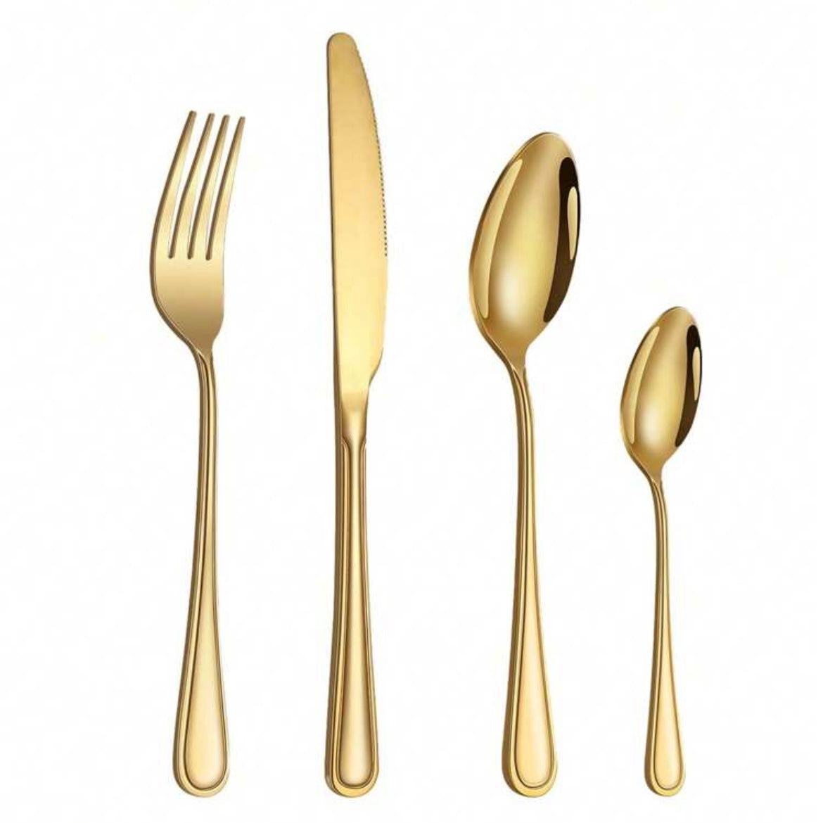 BESTECK SET (GOLD)