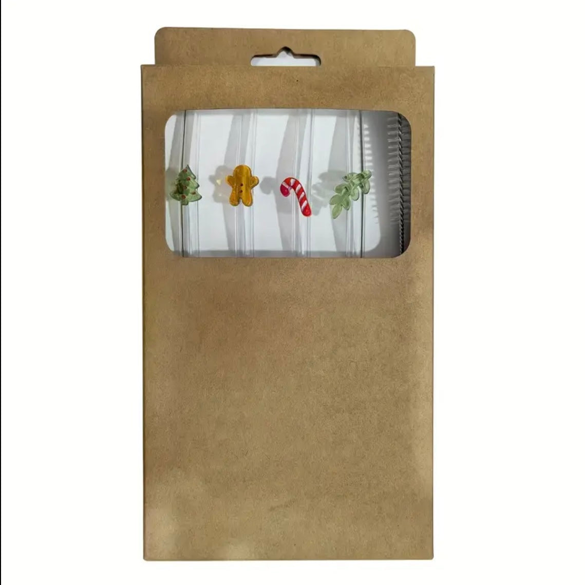 GLASSTROHHALME | WEIHNACHTSDESIGN (4Stk.)