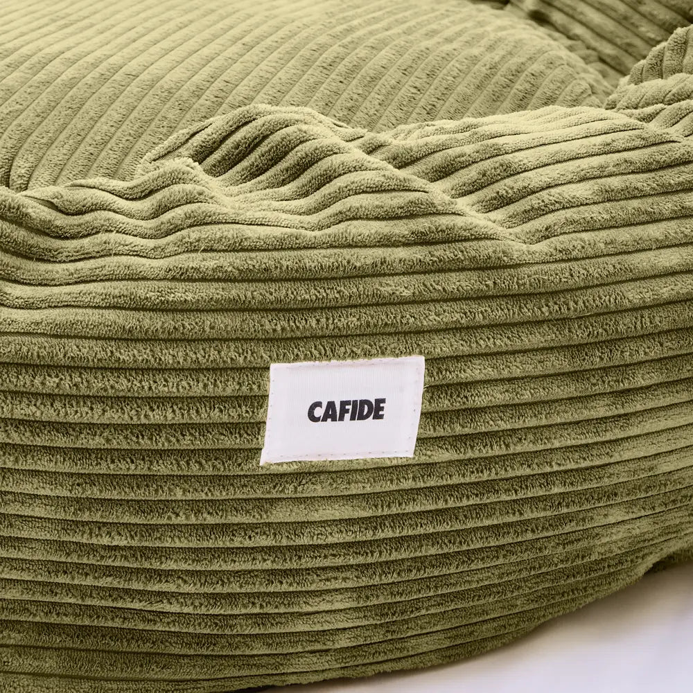 NUBA HUNDEBETT AUS CORD (GRÜN)