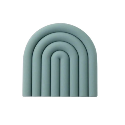 REGENBOGEN SILIKON UNTERSETZER (BLAU)