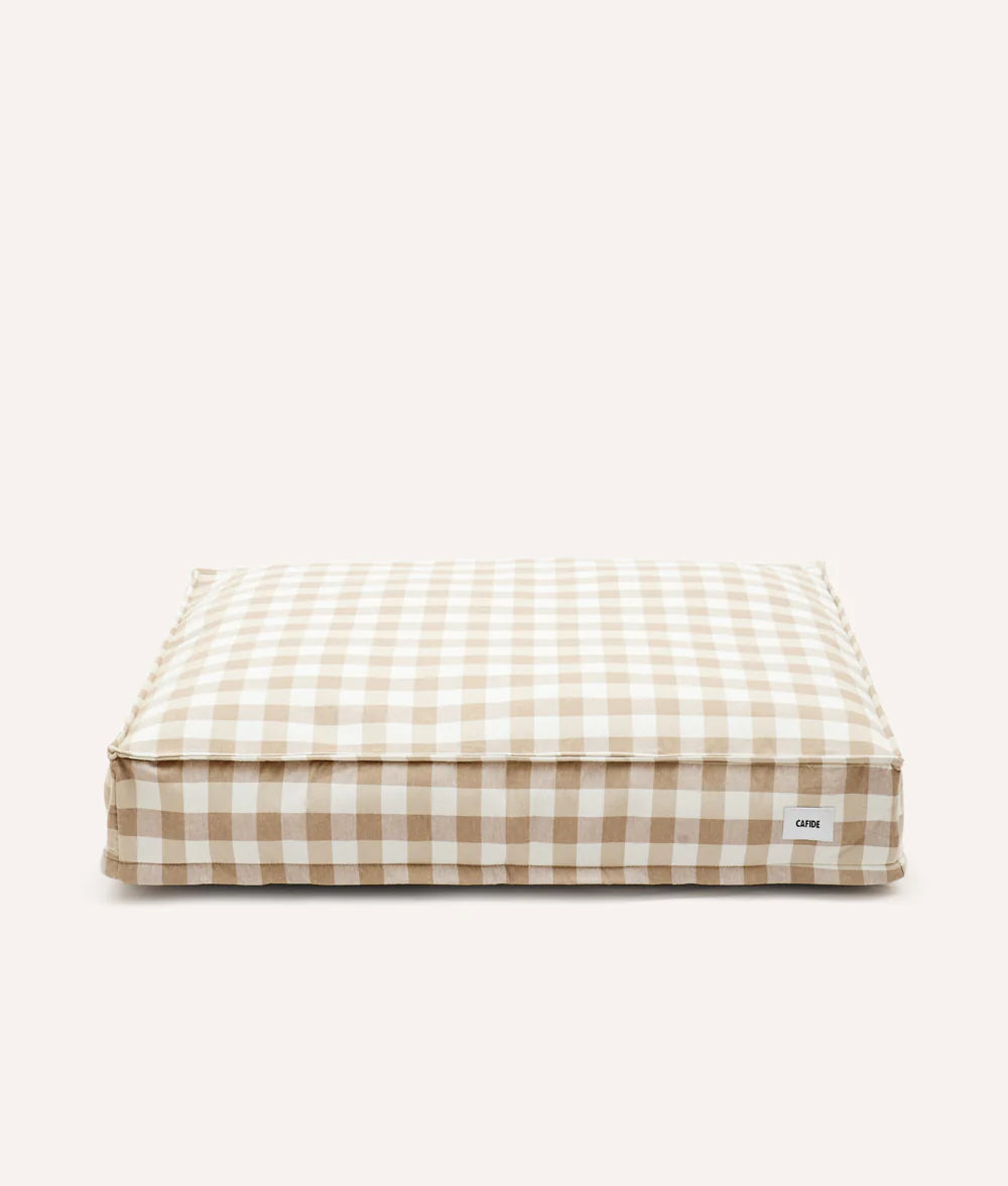 CUADRA HUNDEBETT VICHY (BEIGE)