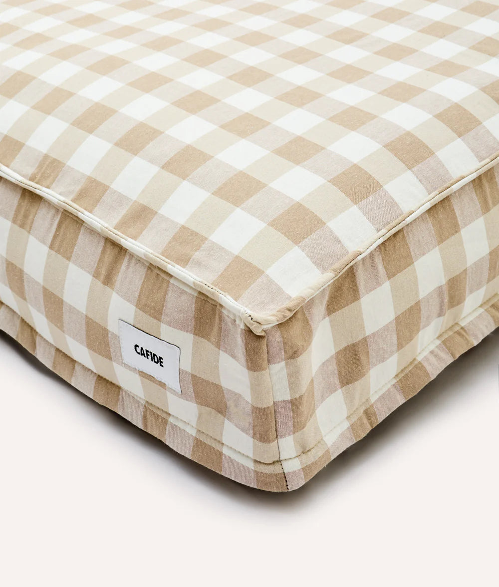 CUADRA HUNDEBETT VICHY (BEIGE)