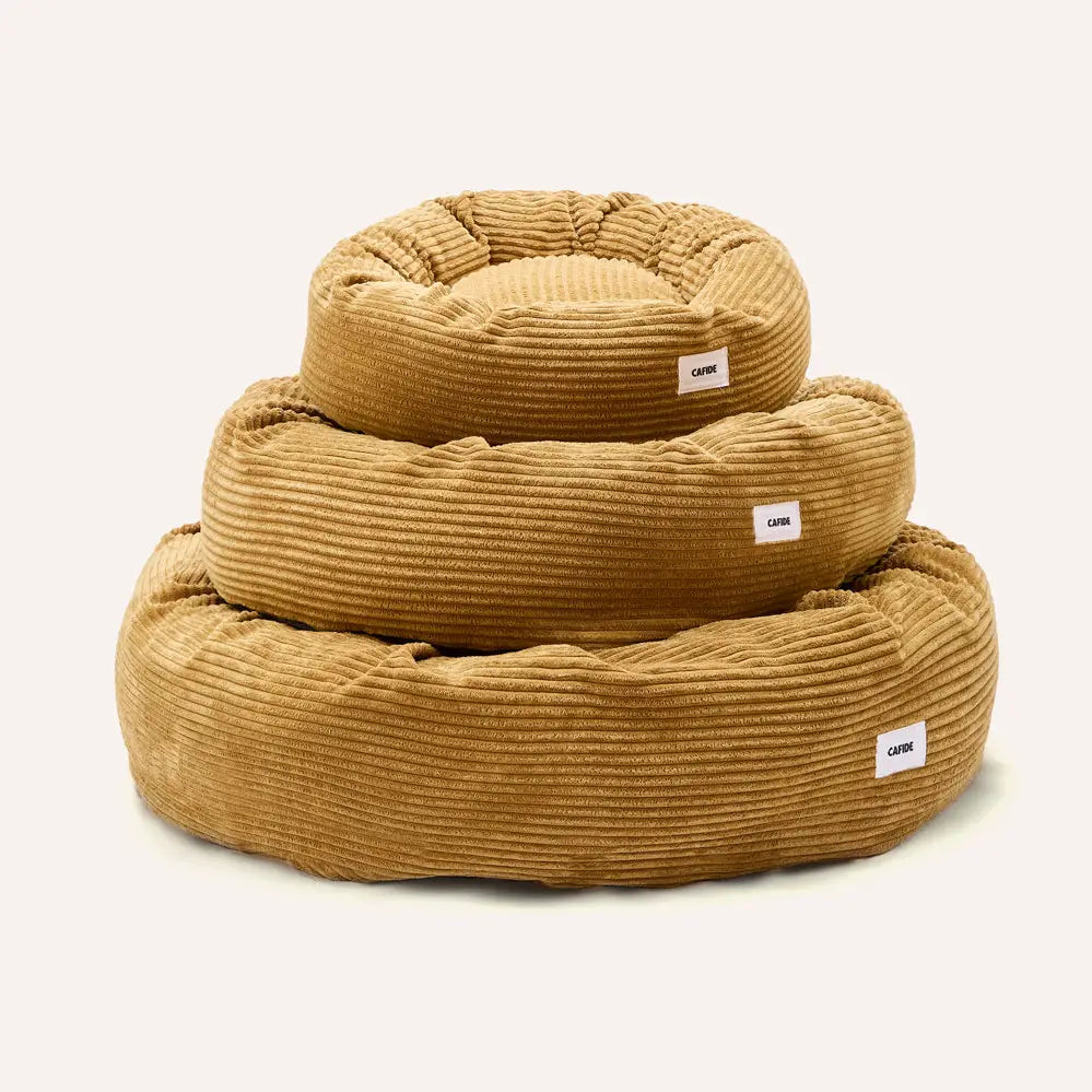 NUBA HUNDEBETT AUS CORD (SENF)