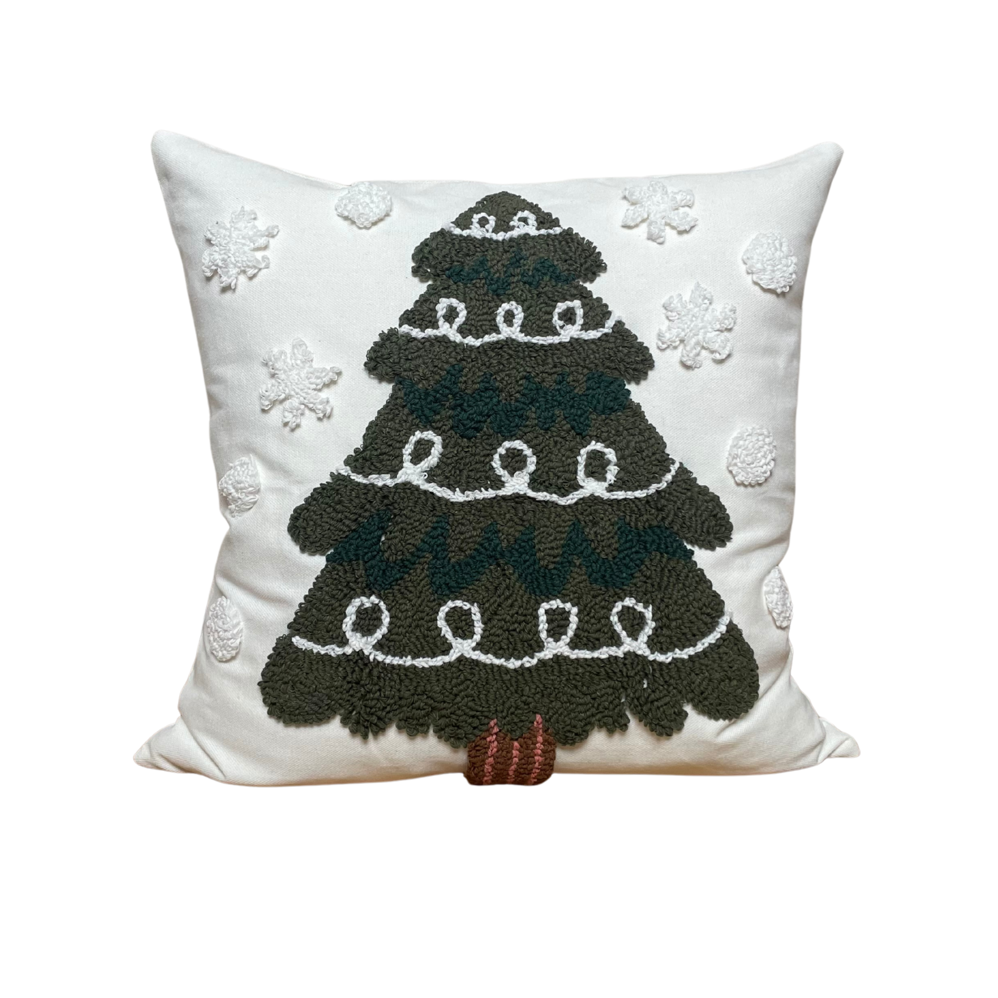 KISSENBEZUG | GESTICKTER WEIHNACHTSBAUM