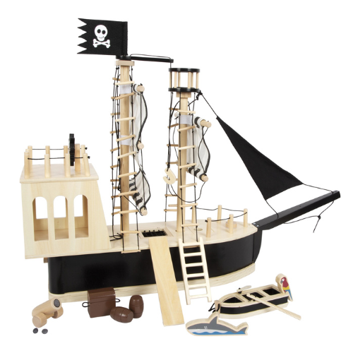 HOLZ PIRATENSCHIFF