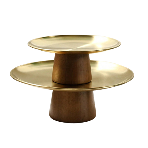 SERVIERTABLETT GOLD - 23cm