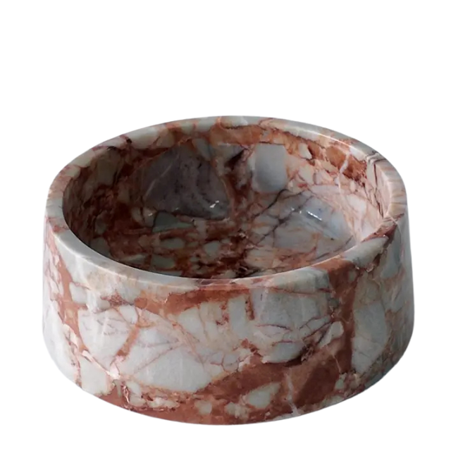 Futternapf Calcatta Red Marmor