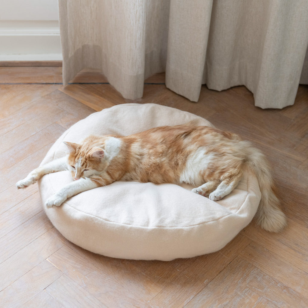 KATZEN SCHLAFDONUT (BEIGE)