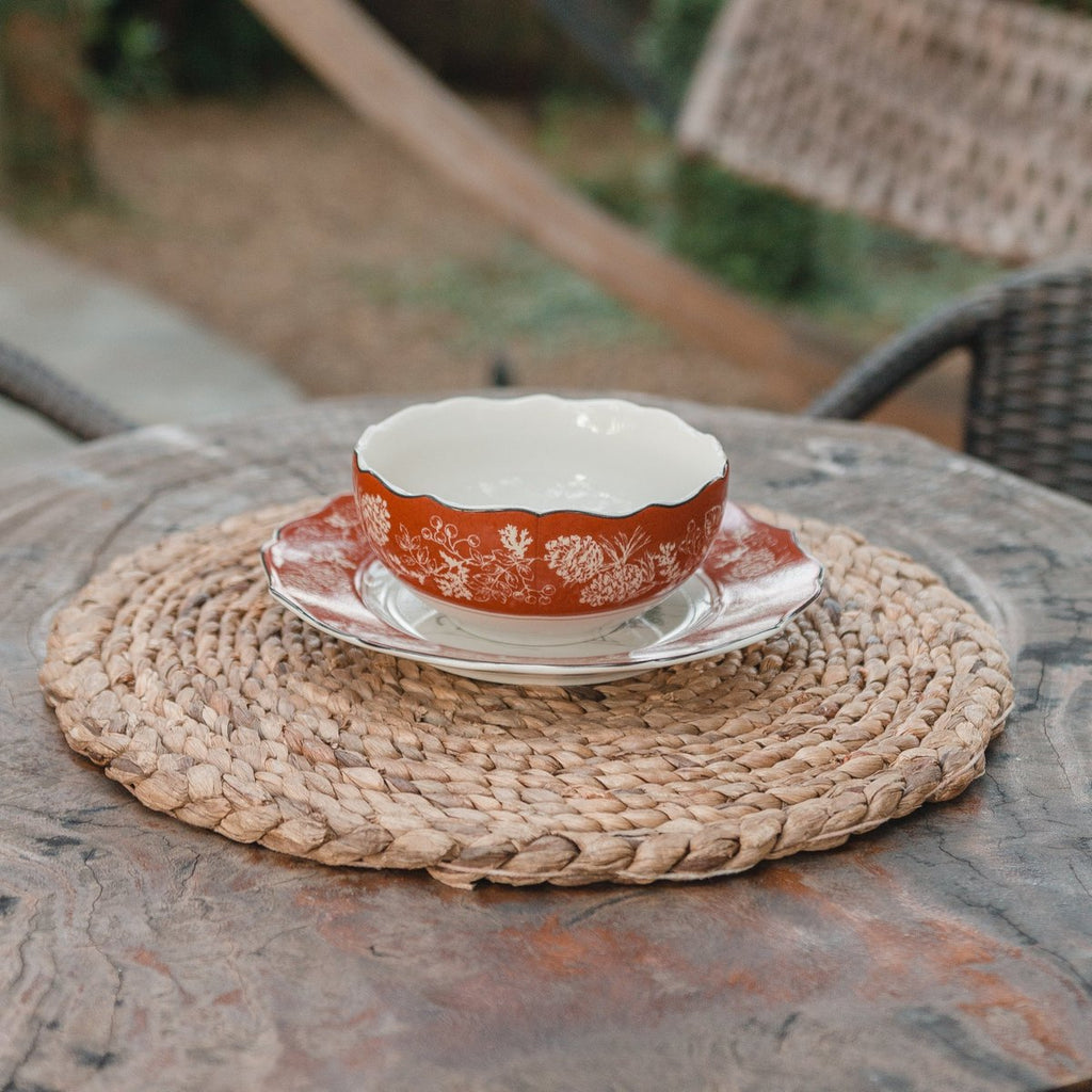 BOHO TISCHSET AUS WASSERHYAZINTHE