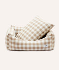 SNOZY HUNDEBETT (VICHY BEIGE)