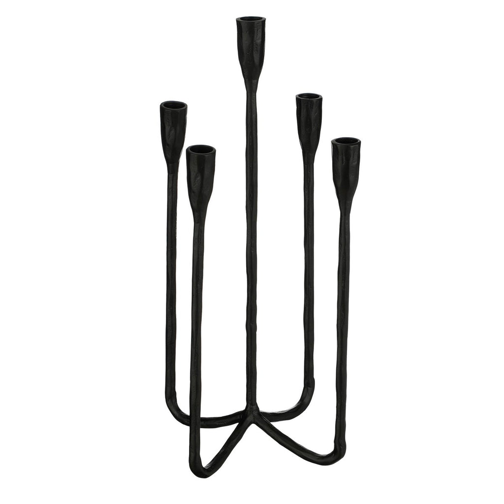 CHRISTY KERZENSTÄNDER (SCHWARZ) - 5-ARMIG