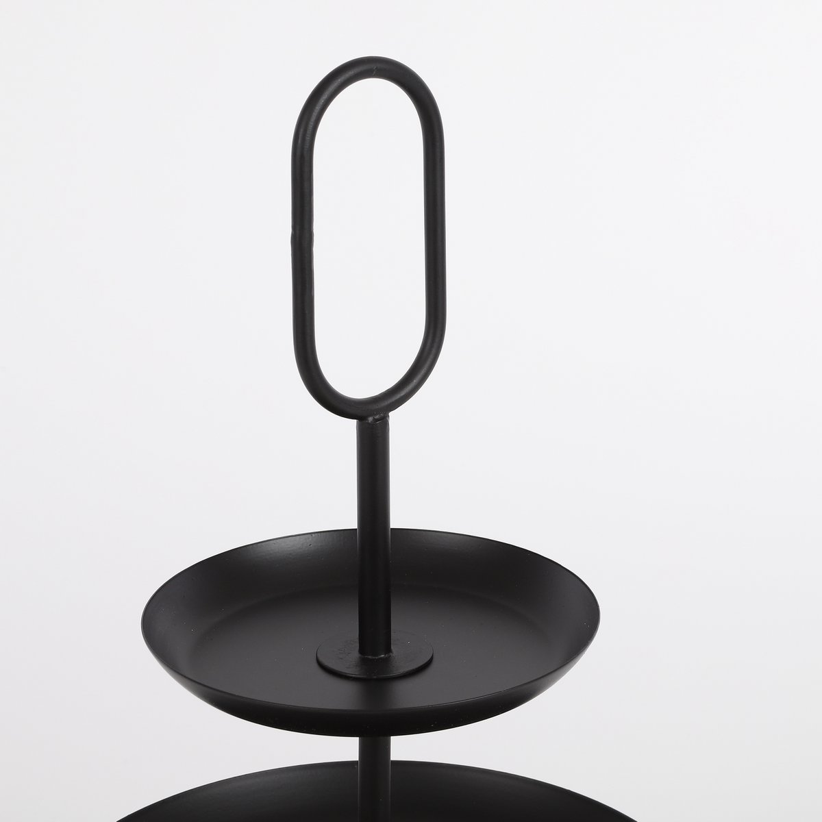 RAMA ETAGERE MIT 3 EBENEN (SCHWARZ) - 55cm