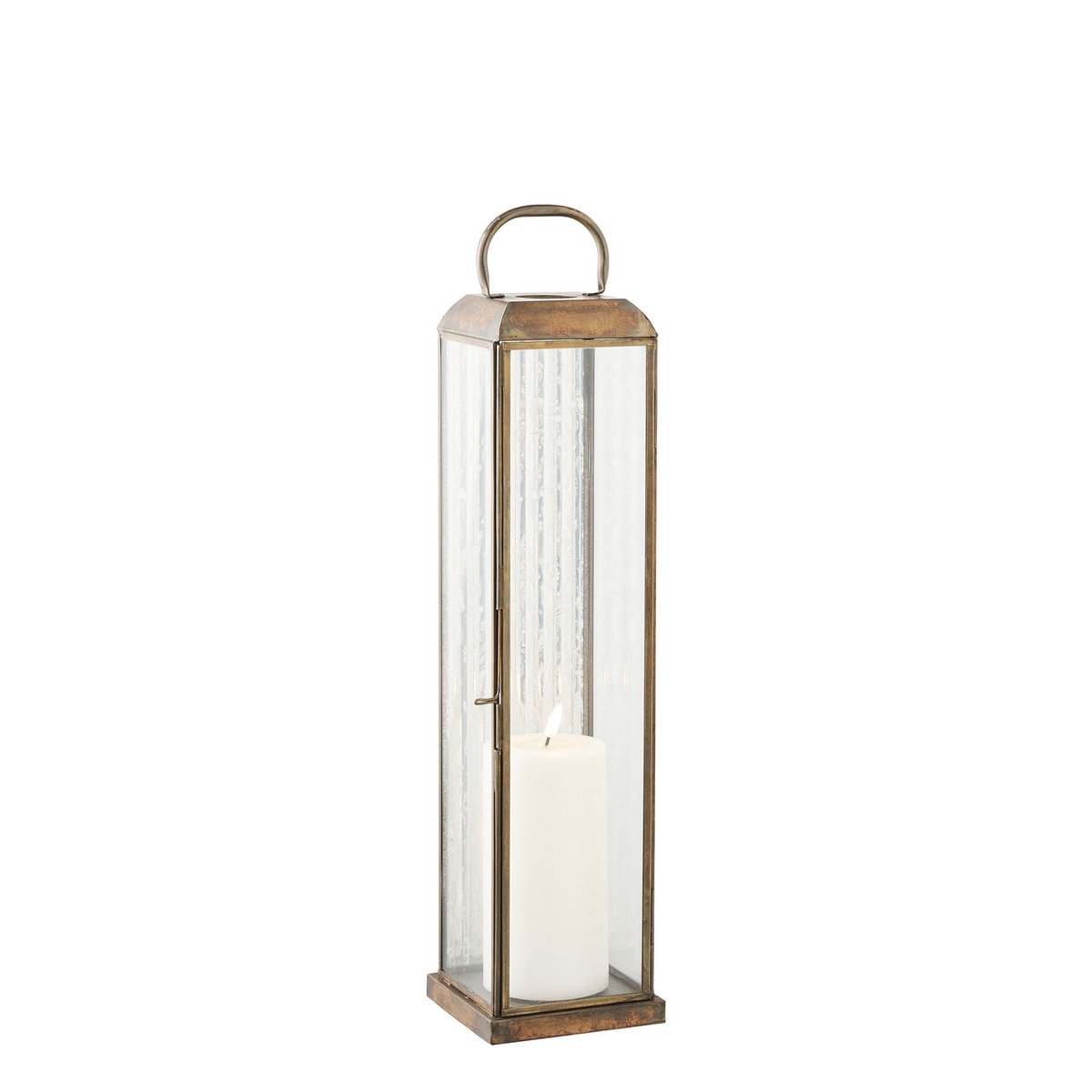 HERSLEV LATERNE (ANTIKMESSING) - 49cm