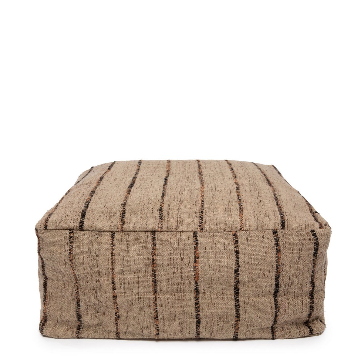 SITZPOUF (BEIGE SCHWARZ)