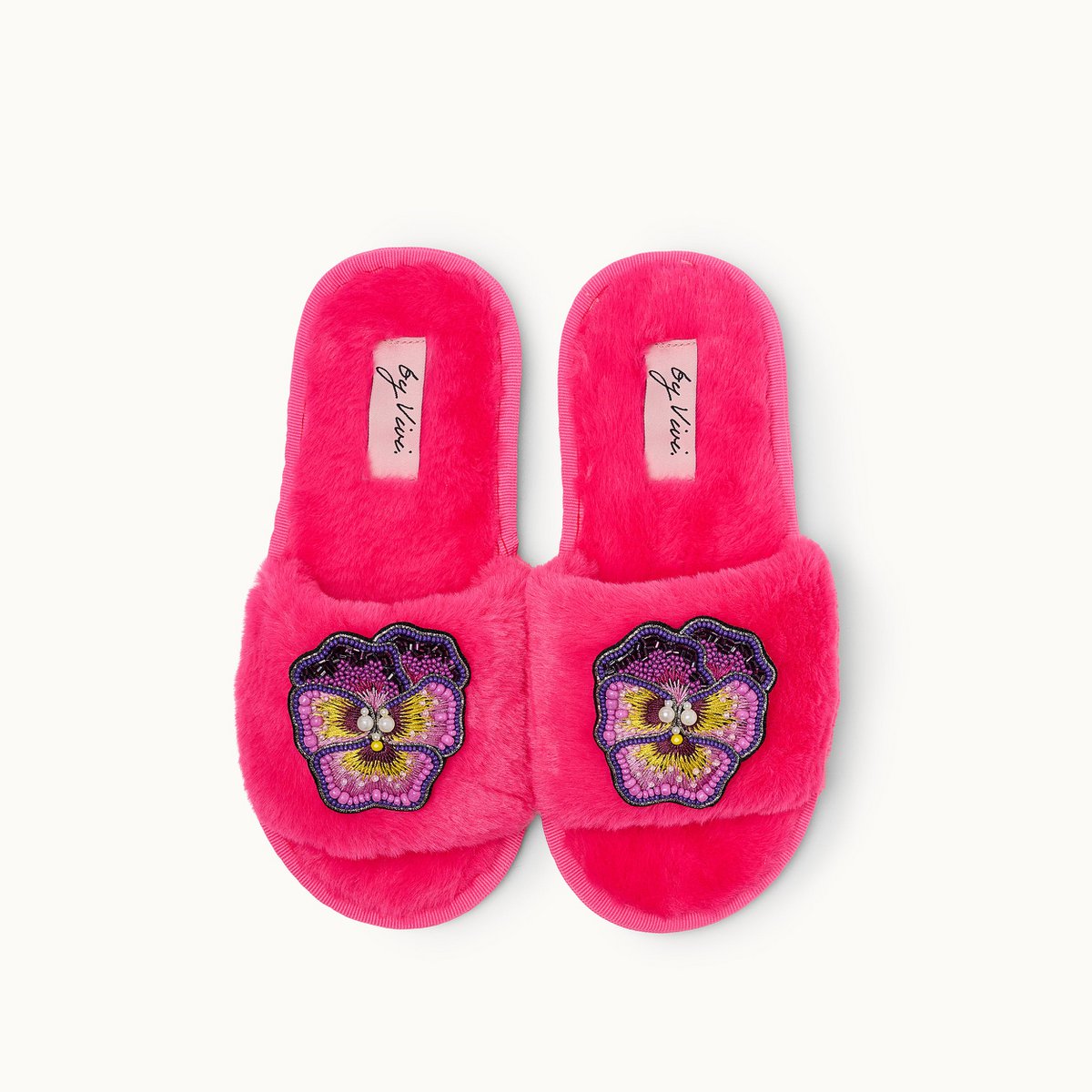 BROSCHEN FÜR SLIPPER - ORCHIDEE