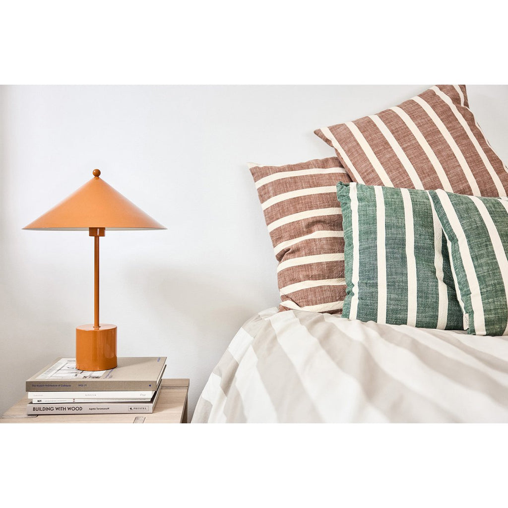 KARA KISSENBEZUG (BRAUN/WEISS GESTREIFT)