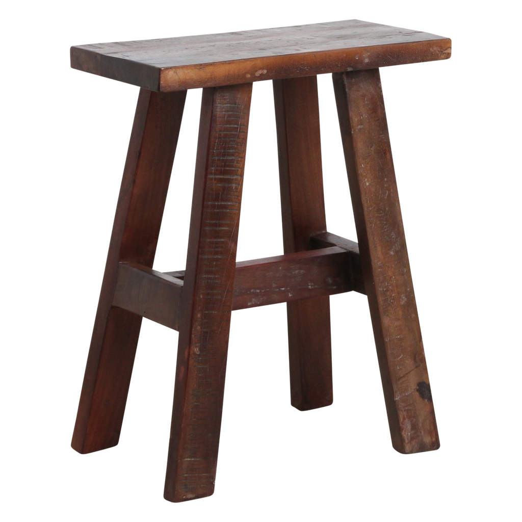 BANK AUS RECYCELTEM HOLZ - 45cm