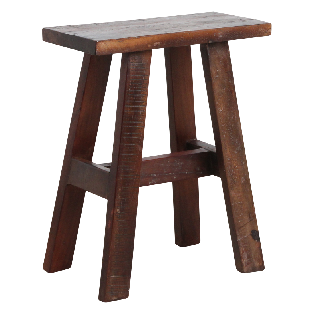 BANK AUS RECYCELTEM HOLZ - 45cm