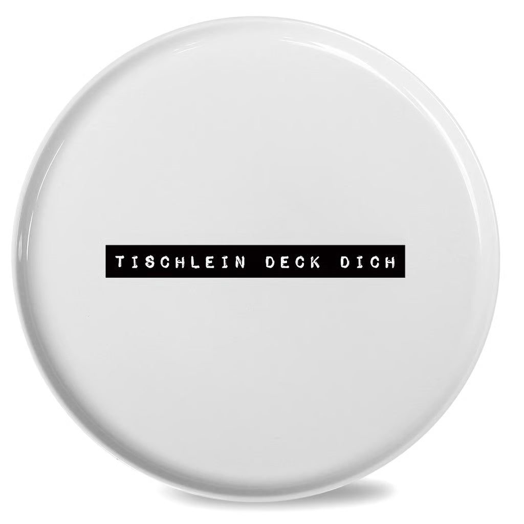 PORZELLANTELLER | TISCHLEIN DECK DICH - 20cm